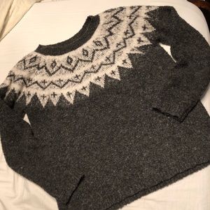 Sonoma Fuzzy Grey Sweater